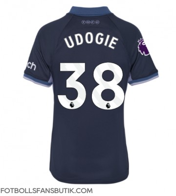 Tottenham Hotspur Destiny Udogie #38 Replika Bortatröja Damer 2023-24 Kortärmad